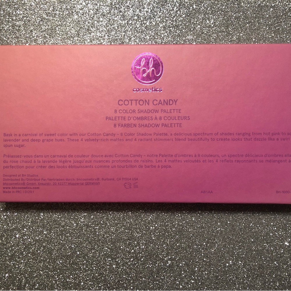 BNIB! LE! HTF! BH Cosmetics Sweet Shoppe Cotton Candy 8 Color Eyeshadow Palette - Picture 3 of 5